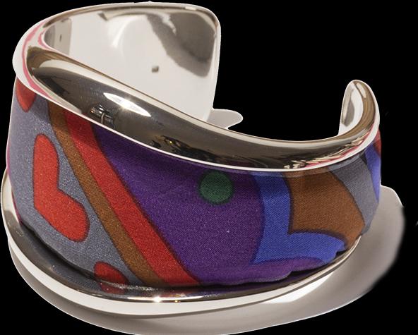 Immagine prodotto MM33 Bangle dark bunch (950 Platino)