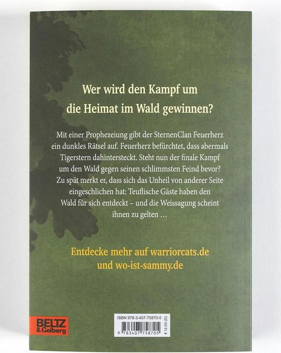 Produktbild Warrior Cats. Die Prophezeiungen beginnen - Stunde der Finsternis (Deutsch, Erin Hunter, Bente Schlick, Melanie Korte, 2021)