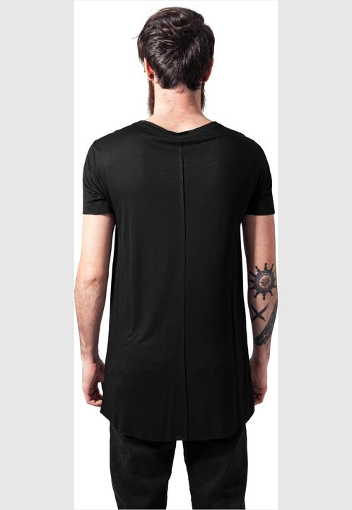 Produktbild Urban Classics Long Open Edge Front Zip Tee (XS)