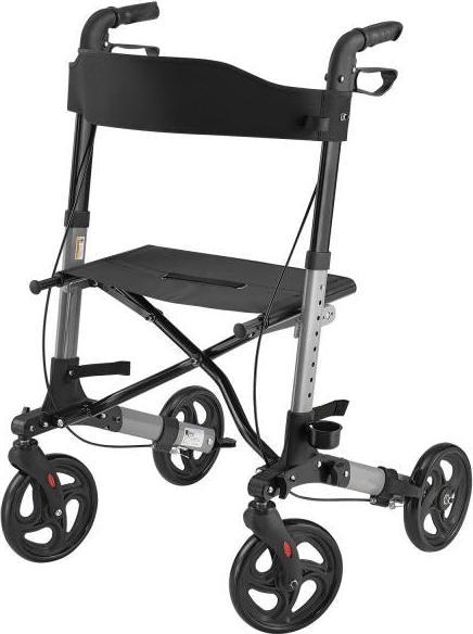 Image du produit Juskys Rollator Vital avec siège & sac à provisions