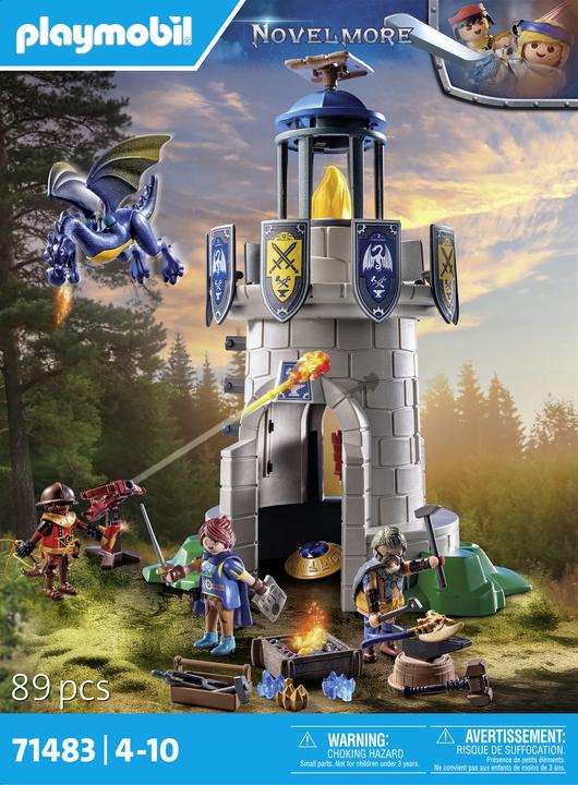 Image du produit Playmobil Tour du chevalier avec forgeron et dragon (71483, Playmobil Novelmore)