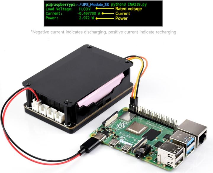 Immagine prodotto WaveShare Modulo UPS 5V 5A Scheda batteria 18650 ininterrotta