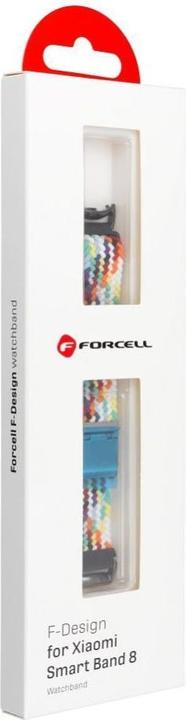 Actual product image Forcell Strap F-DESIGN FX5 strap for XIAOMI Mi Band 8 mix colors (Silicone)