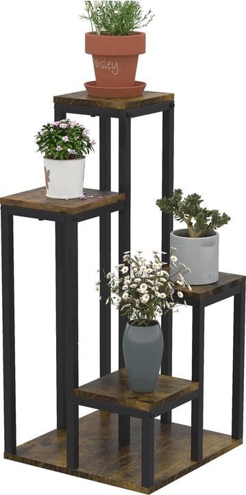 Outsunny Porte-plantes à 4 niveaux