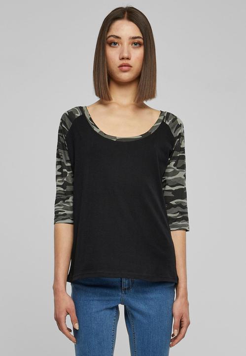 Immagine prodotto Urban Classics Tee Raglan 3/4 da donna a contrasto (XS)