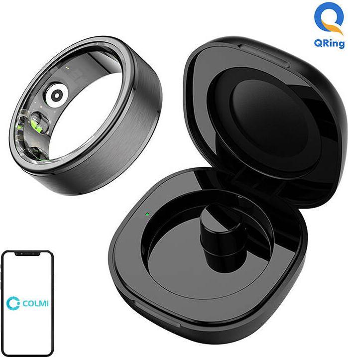 Actual product image Colmi Smartring R03 18.1MM 8 (Czarny) (8, czarny)