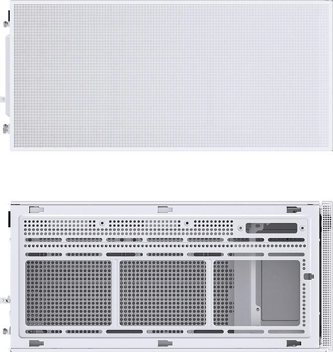 Actual product image Jonsbo D41 MESH White (mATX, DTX, Mini-ITX, ATX)