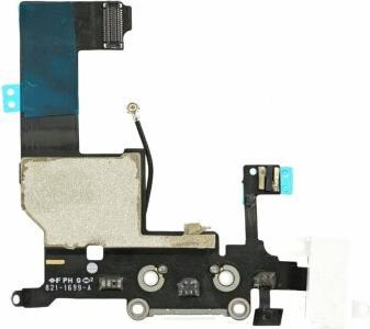 Produktbild OEM Charging Dock Connector mit Audio Flex für iPhone 5 weiss (iPhone 5)