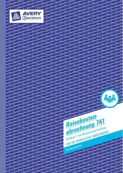 Produktbild Avery Reisekostenabrechnung (50 x)