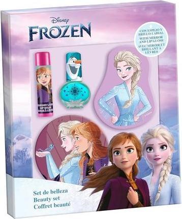 Produktbild Lorenay Frozen Makeup Set für Kinder - Lipgloss, Lippenbalsam, Nagellack und verzierter Spiegel