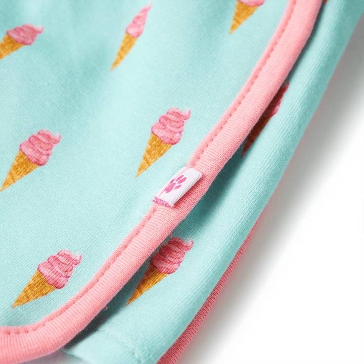Actual product image VidaXL Children's shorts with drawstring Light mint green 140,Material (140)