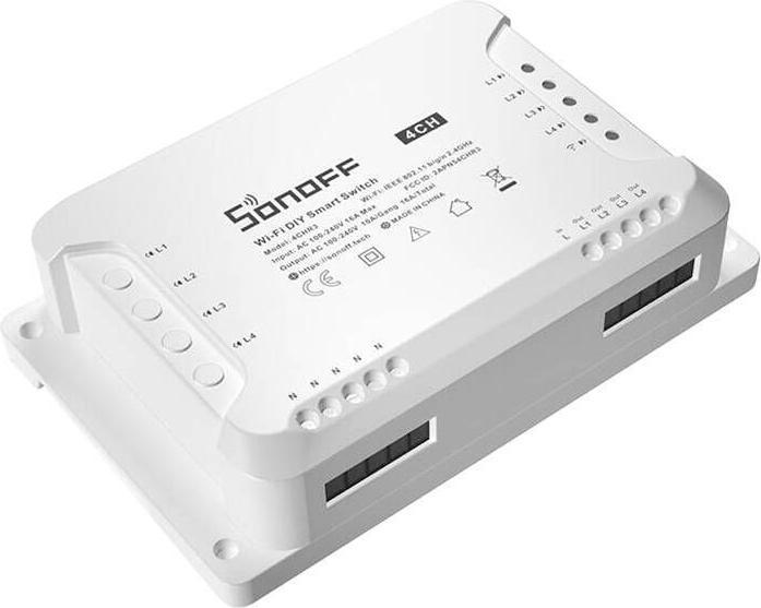 Actual product image Sonoff 4CHR3 (Switch actuator)