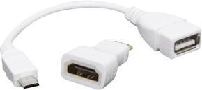 Produktbild HutoPi Adapter kit HDMI ro mini HDMI & USB to micro USB (Pi0)