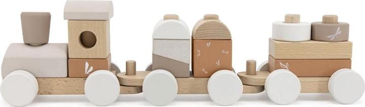 Actual product image Label Label Eisenbahn aus Holz – Nougat