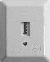 Actual product image Ze-Kom AMS 1/2 (AP) - Junction box, flush-mounted