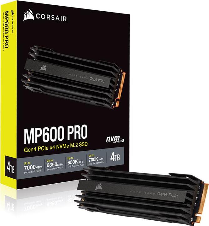 Actual product image Corsair MP600 Pro (4000 GB, M.2 2280)