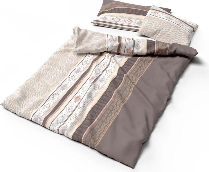 Lotus Bettwaren Bamboo bed linen Kenai brown