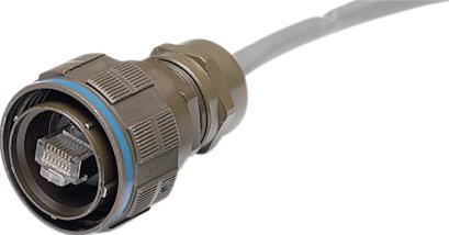 Actual product image Amphenol Metal gland RJ field TV free plug