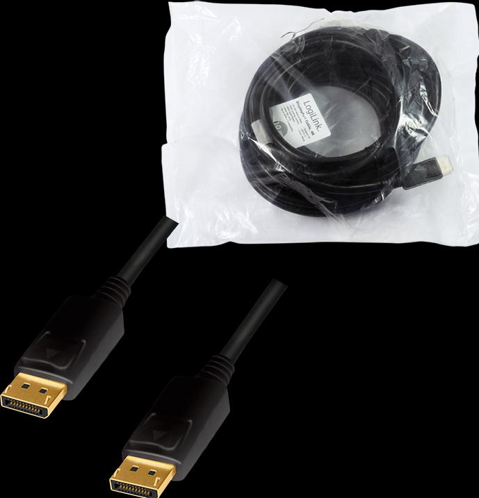 Actual product image LogiLink DisplayPort — DisplayPort (10 m, DisplayPort)