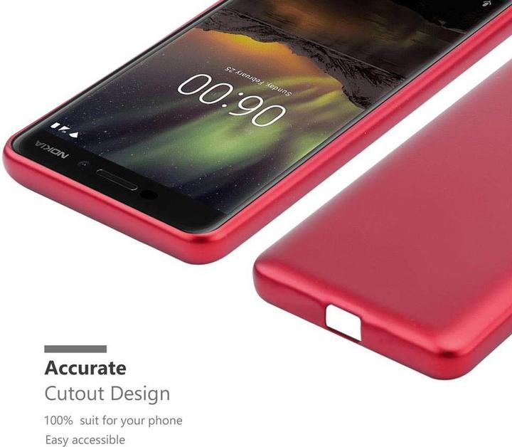 Actual product image Cadorabo TPU Matt Metallic Cover (Nokia 6.1)