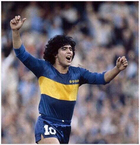 Actual product image Copa Football Maradona Boca Juniors 1981 - 1982 Tribute Shirt (S)