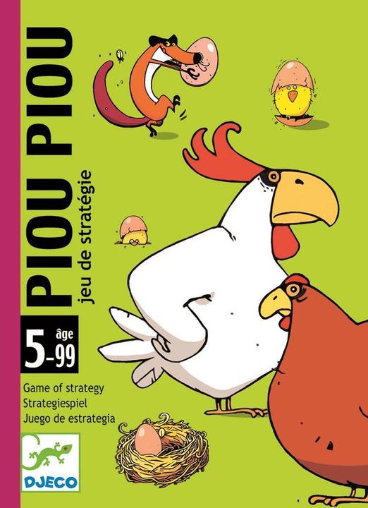 Produktbild Djeco Kartenspiel Piou Piou (Deutsch, Englisch, Französisch, Italienisch, Niederländisch, Polnisch)