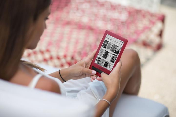 Image du produit PocketBook Touch Lux 3 (6", 8 Go, Rouge rubis)