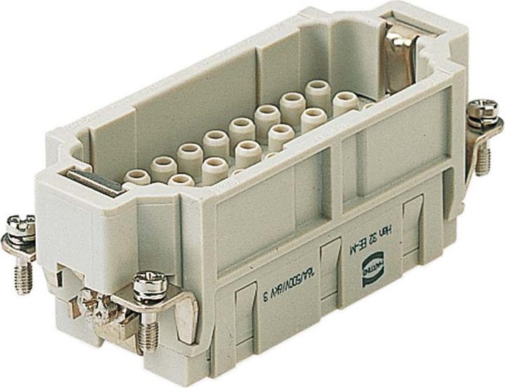 Actual product image Harting Insert male connector 32-pole crimp HAN 16 B