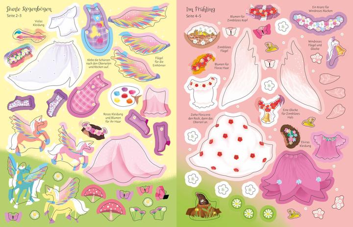 Actual product image My glitter dress-up doll sticker books mini
