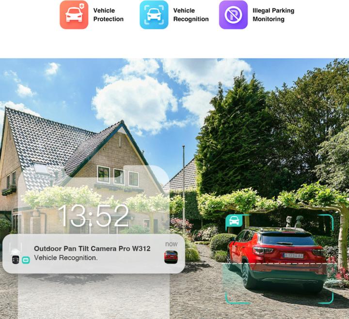 Produktbild Botslab Outdoor Pan / Tilt, Multi-scenes AI recognition, 360° Smart Tracking, Large Aperture Lens, C