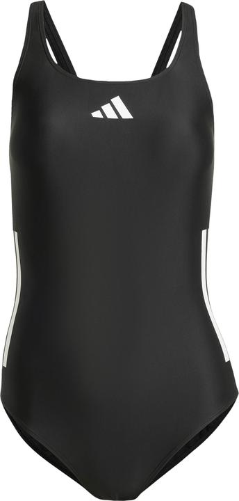 adidas Ladies' swimming costume, 3 stripes, C-back, size 38, black/white, 42 (42)