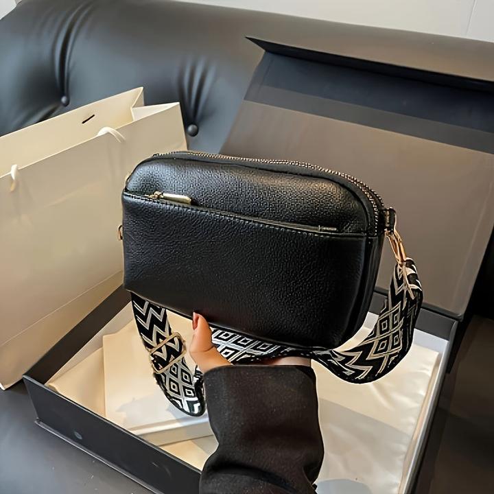Immagine prodotto Only-Bags.Store Mini cross-body bag, borsa quadrata con ampia tracolla, alla moda