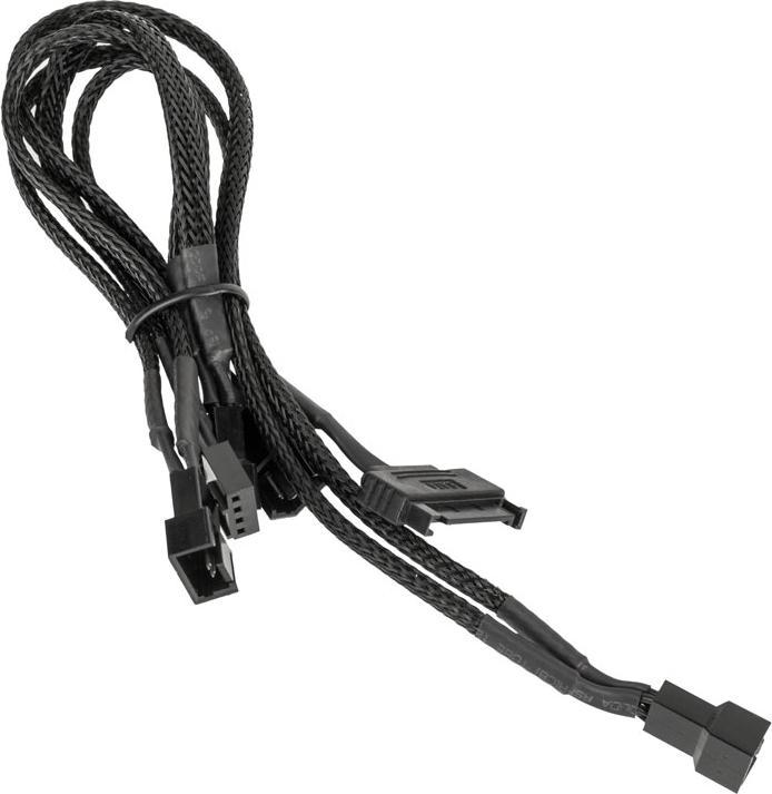 Produktbild Kolink 1-4 PWM Lüfter Splitterkabel - 35 cm, geflochten, schwarz