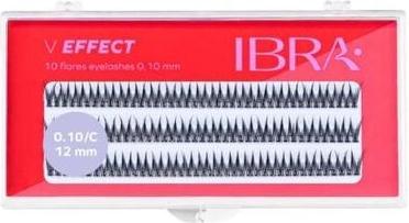 Actual product image Ibra V Effect Eyelash Tufts 12Mm 120Pcs. (Artificial eyelashes)
