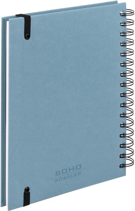 Actual product image Rössler Spiral notebook Soho denim (A5, Plain)