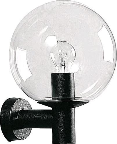 Albert Leuchten Albert 660639 Outdoor wall light, aluminium, E27, 27 x 35 cm, black (E27, IP44)