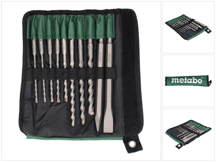 Produktbild Metabo Classic-Bohrer-/ Meisselsatz (12 mm, 14 mm, 10 mm)