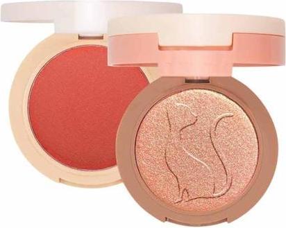 Actual product image J.Cat Beauty 2 In 1 Piece Of Cake Blush and Highlighter Mcflirty