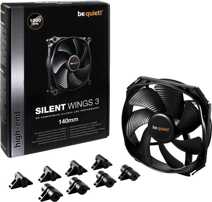 Actual product image be quiet! SilentWings 3 (140 mm, 1 x)