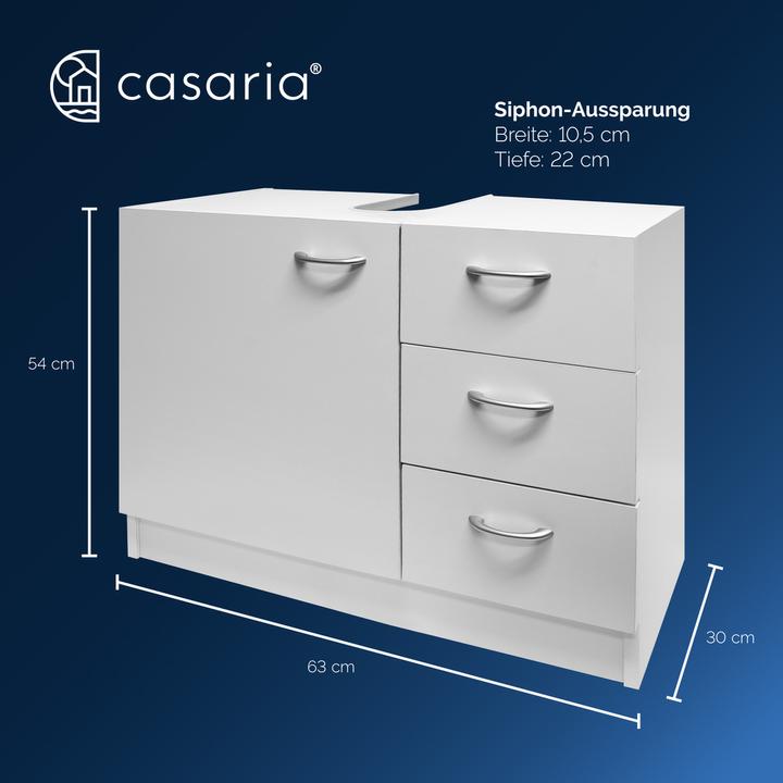 Image du produit Casaria Ensemble meuble de salle de bains