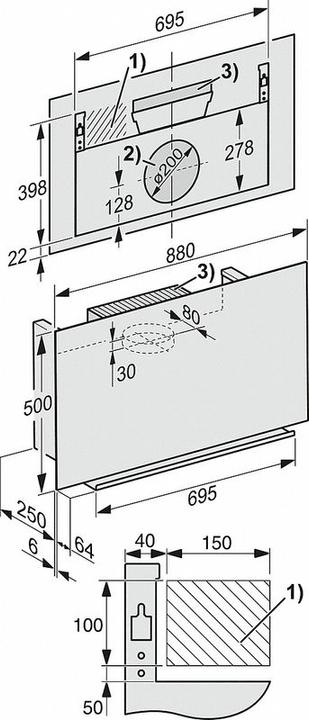 Image du produit Miele DA 9091 W 11683810 (Hotte murale)