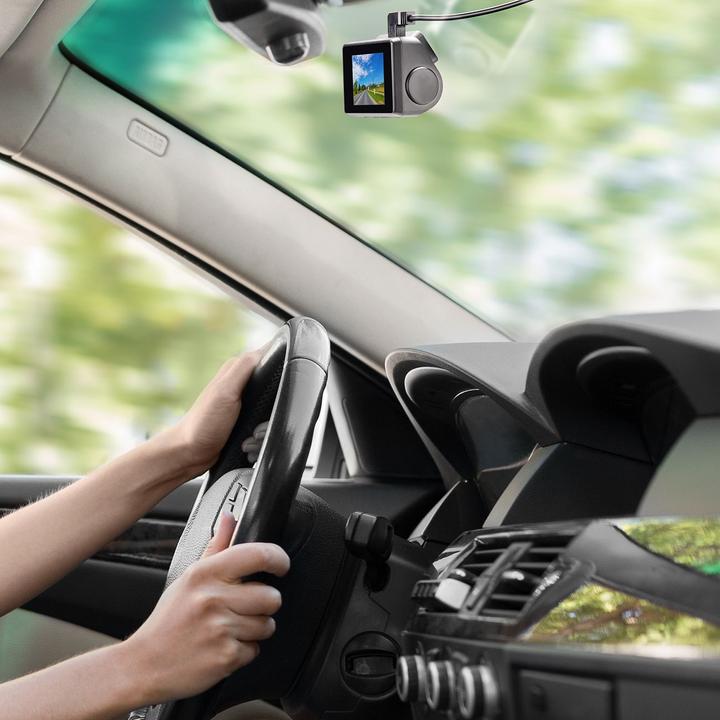 Image du produit Casativo Dashcam 4K-UHD avec GPS, vision nocturne, G-Sensor, WDR, WLAN & App, angle de 140 (Écran intégré, WiFi, Vision nocturne, Récepteur GPS, Accéléromètre, Microphone intégré)