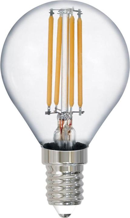 Immagine prodotto Trio Lampadina LED E14 4W ⌀4.5cm dimmerabile trasparente bianco caldo come 40w (E14, 4.50 W, 470 lm, 1 x, E)