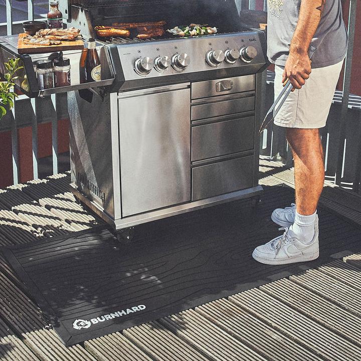 Actual product image Burnhard Barbecue mat PVC, floor protection mat