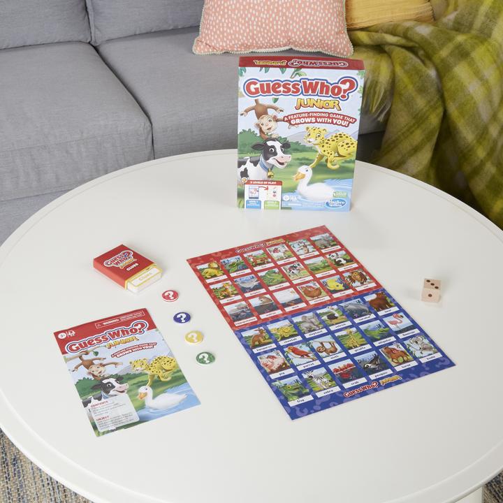 Productafbeelding Hasbro Gaming Wie is het? Junior bordspel voor kleuters en kinderen, Wie is het? Spel voor jongere kinderen, Das (Duits)