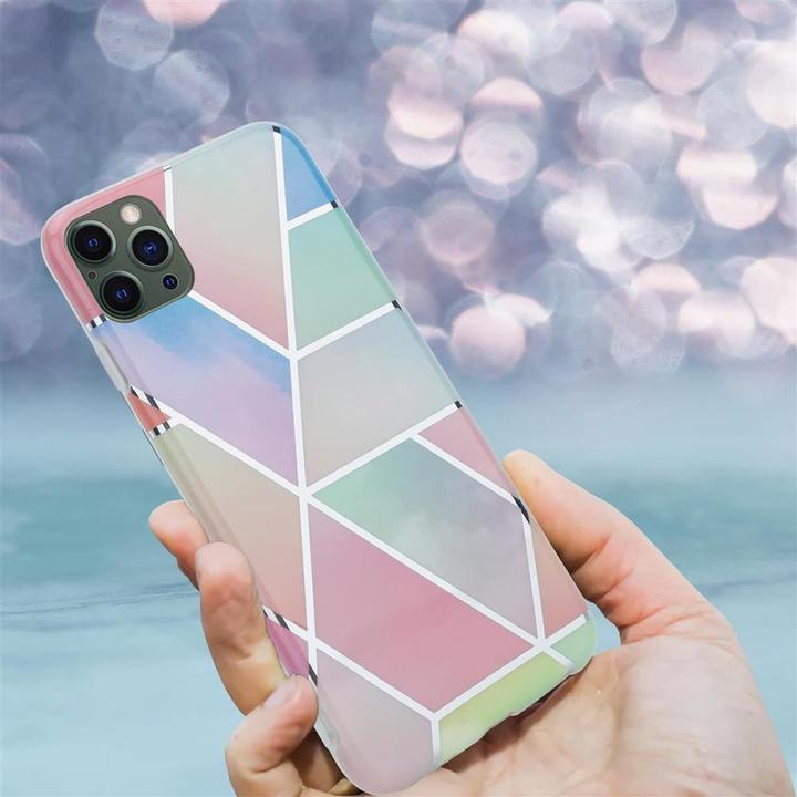 Image du produit Cadorabo Couverture IMD TPU Marbre coloré (Apple iPhone 12 Pro Max)