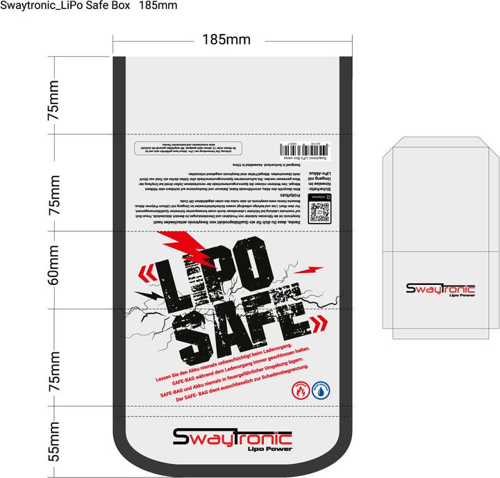 Image du produit Swaytronic LiPo Box S (18.50 cm, 7.50 cm)