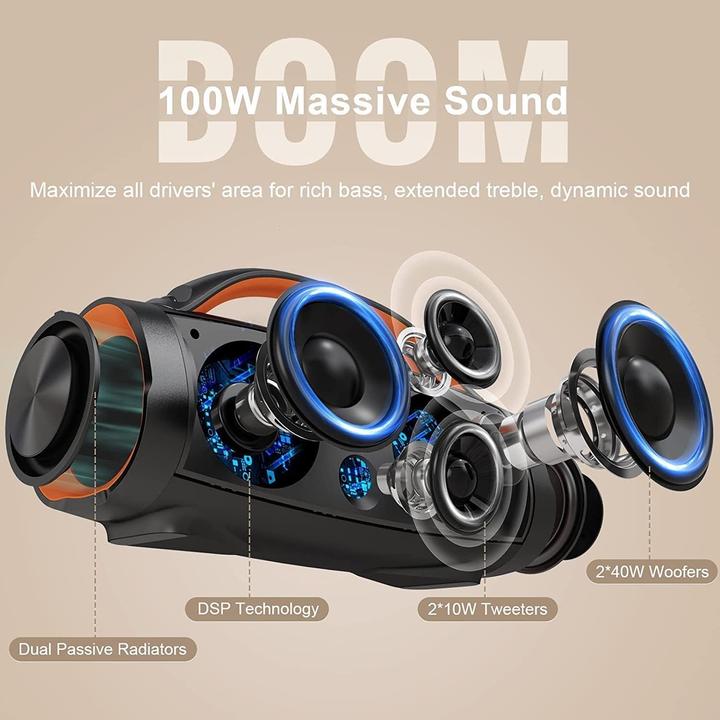 Produktbild Doss Extreme Boom+ - Bluetooth Lautsprecher (20 h, Akkubetrieb)