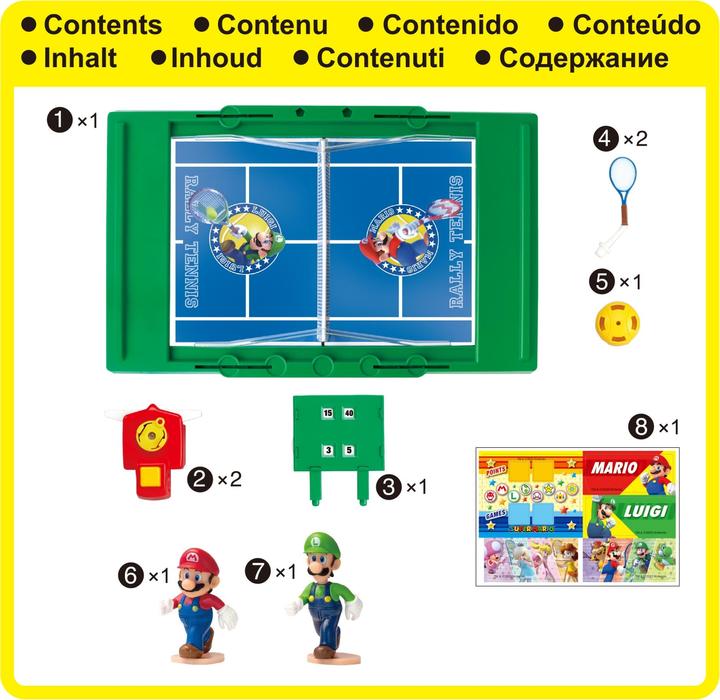 Actual product image Epoch Super Mario Rally Tennis (Multilingual)
