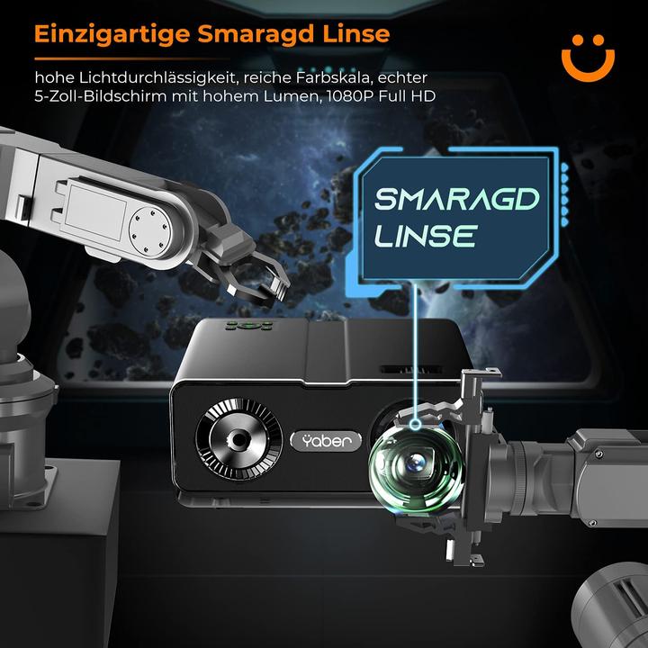Produktbild Yaber V10 Full HD Beamer (Schwarz)
